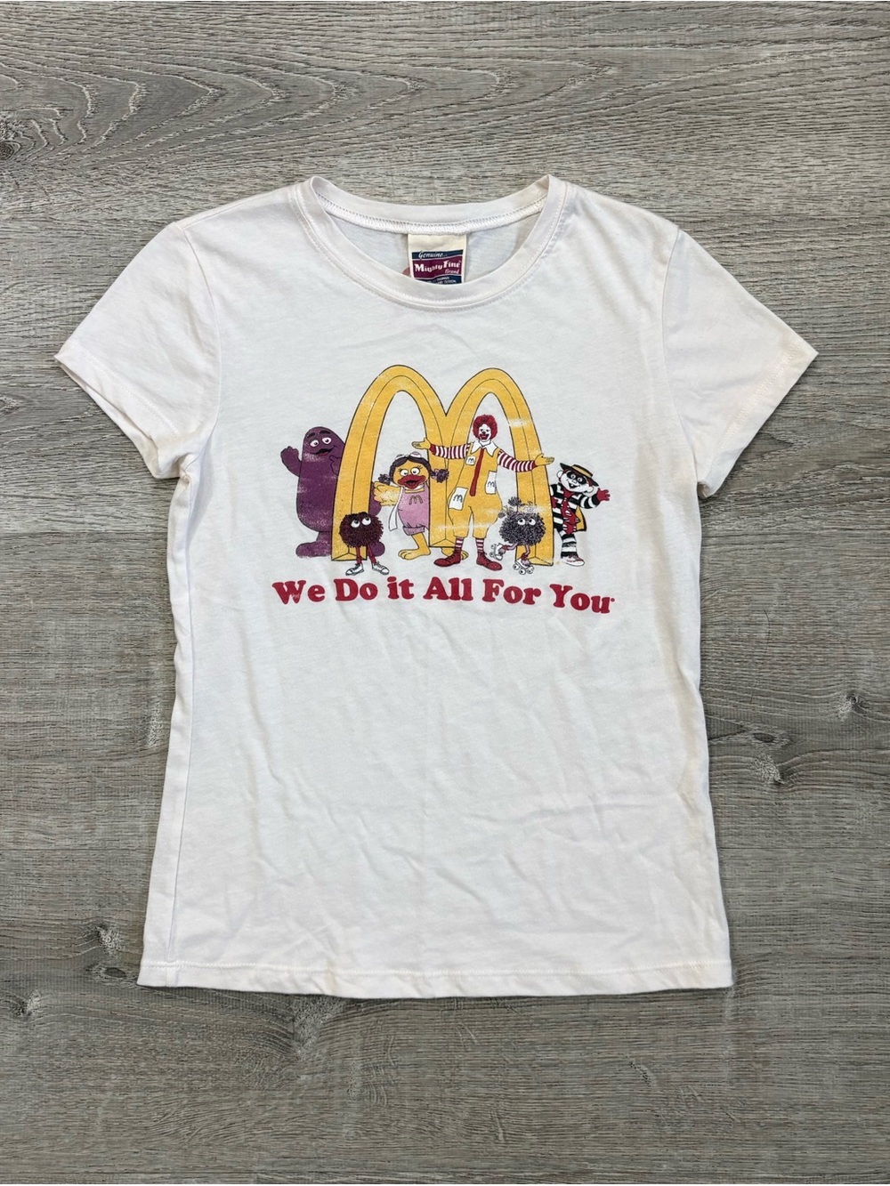 Vintage McDonald’s Kids Youth T Shirt Tee Medium We Do It All For You 2005 Girls